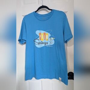 Unisex Blue Palm Springs Graphic T-Shirt